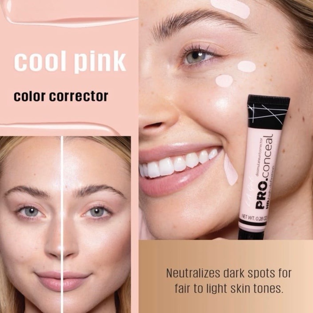 L.A. Girl HD Pro Conceal Color Corrector GC965 Cool Pink Corrector 0.28 oz New